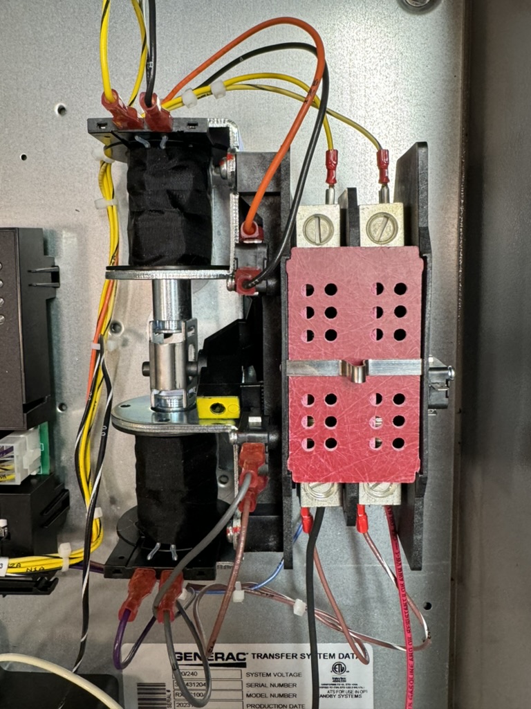 Solenoids and contractor.